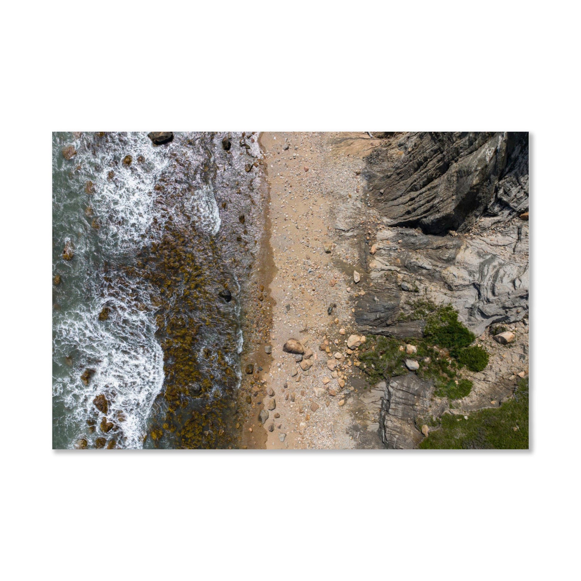 Mohegan Bluffs Shoreline | Block Island, RI
