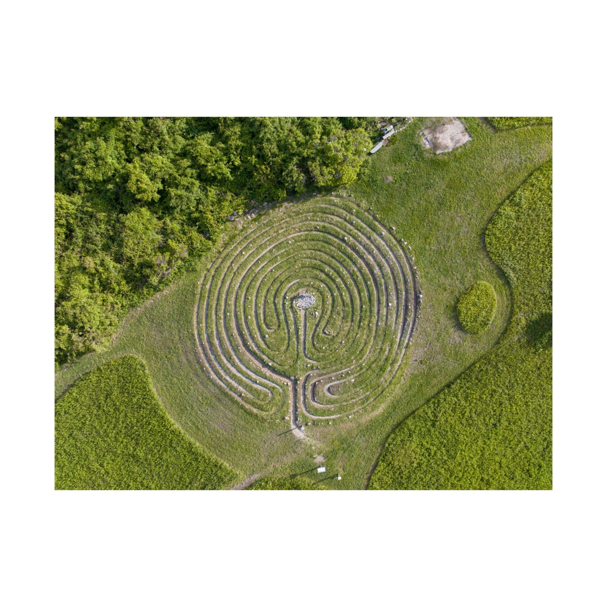 The Sacred Labyrinth Print | Block Island, RI