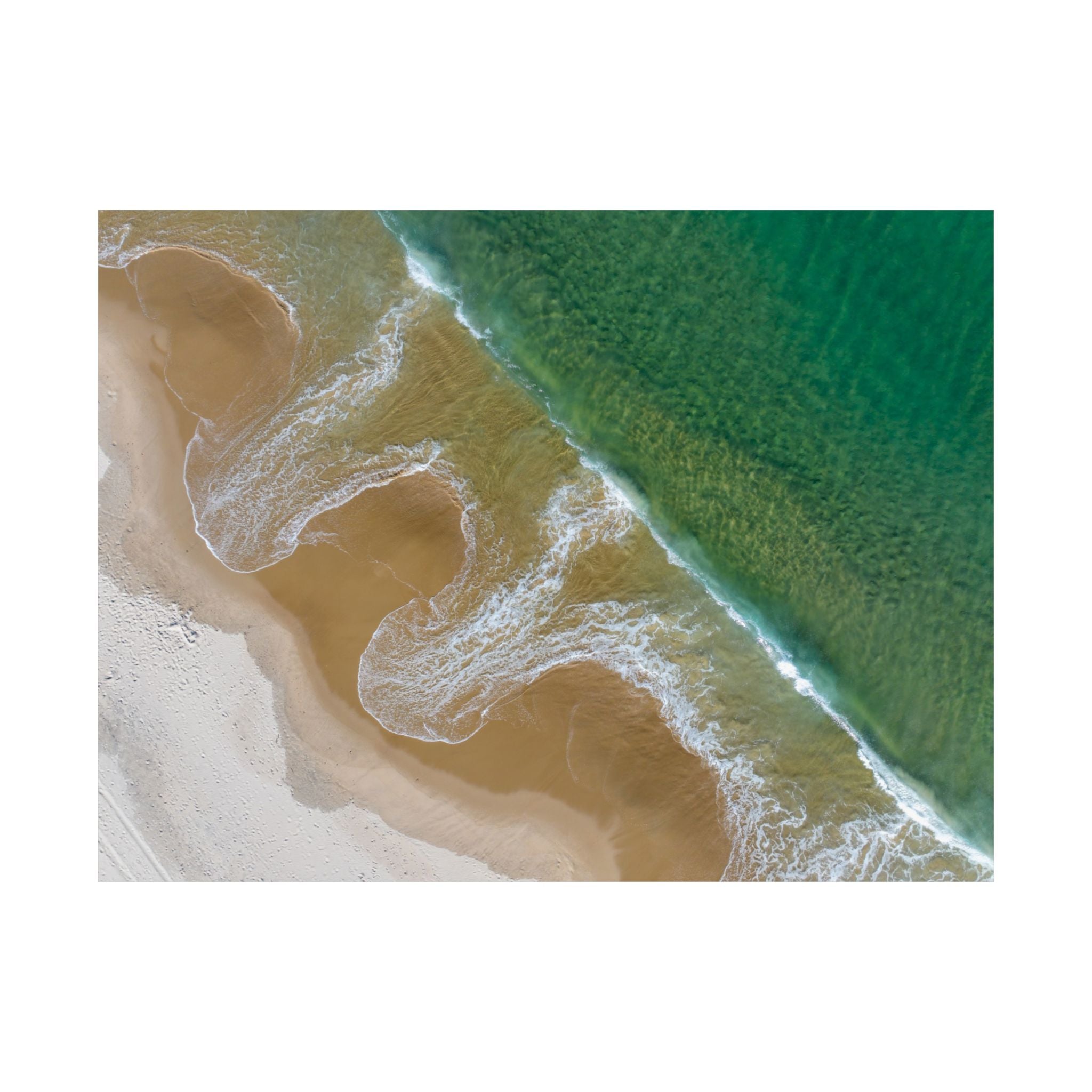Mansion Beach Shoreline Print | Block Island, RI