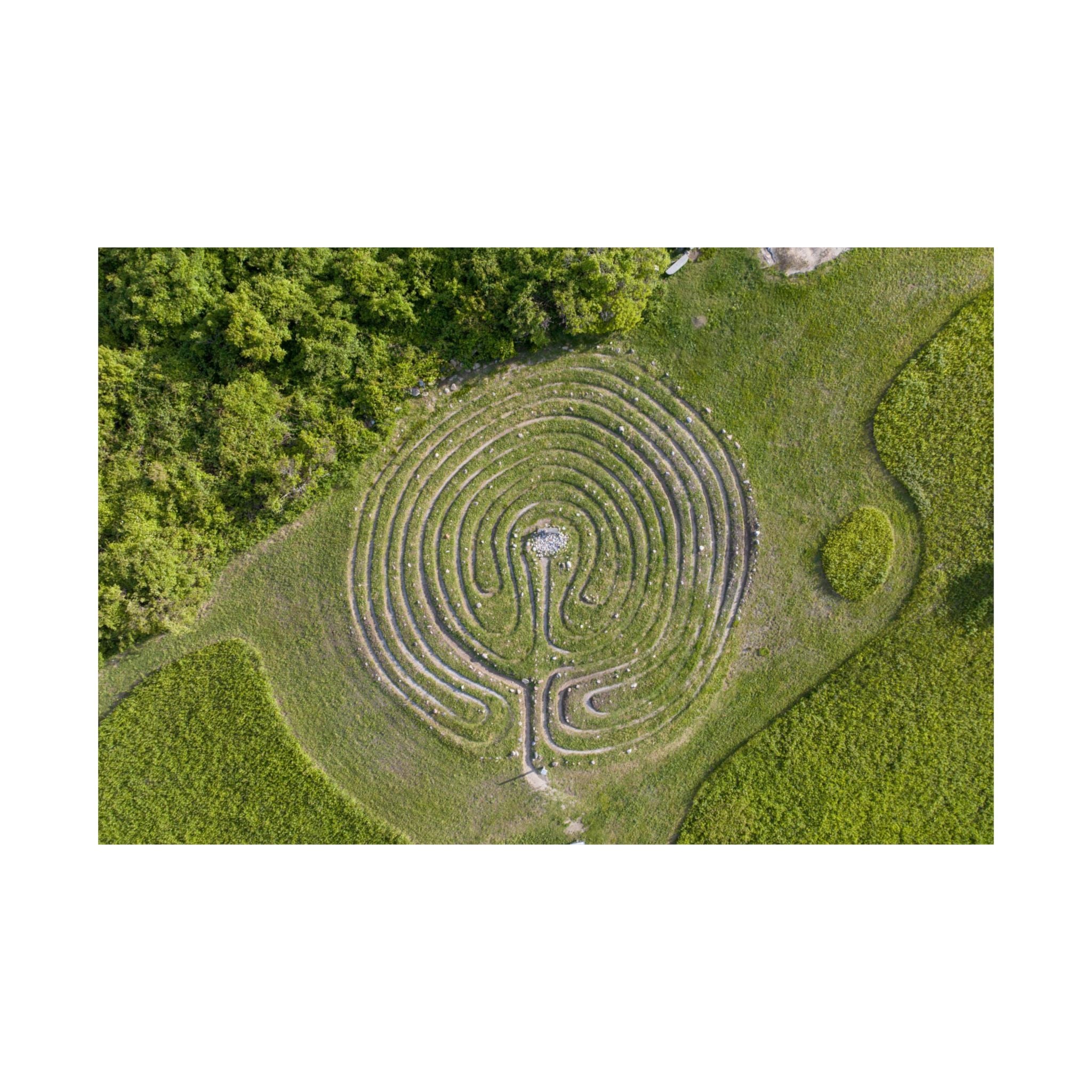 The Sacred Labyrinth Print | Block Island, RI