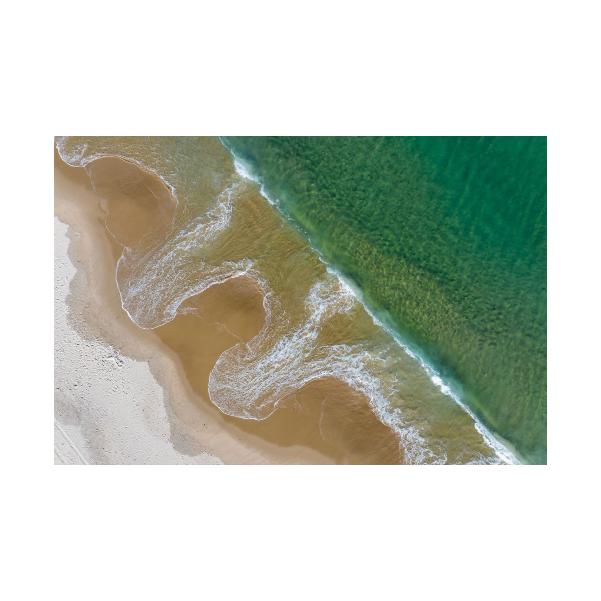 Mansion Beach Shoreline Print | Block Island, RI
