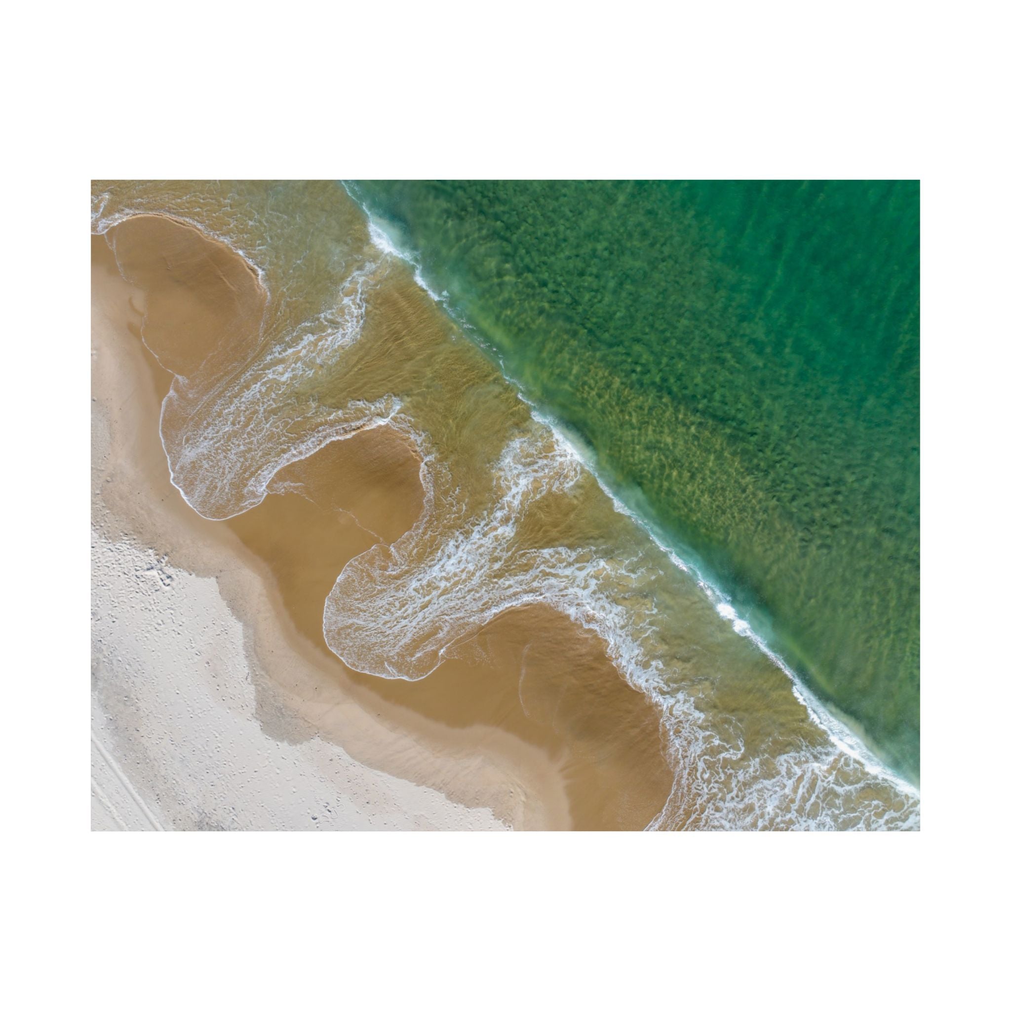 Mansion Beach Shoreline Print | Block Island, RI