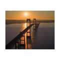 Newport Bridge Golden Sunrise | Newport, RI