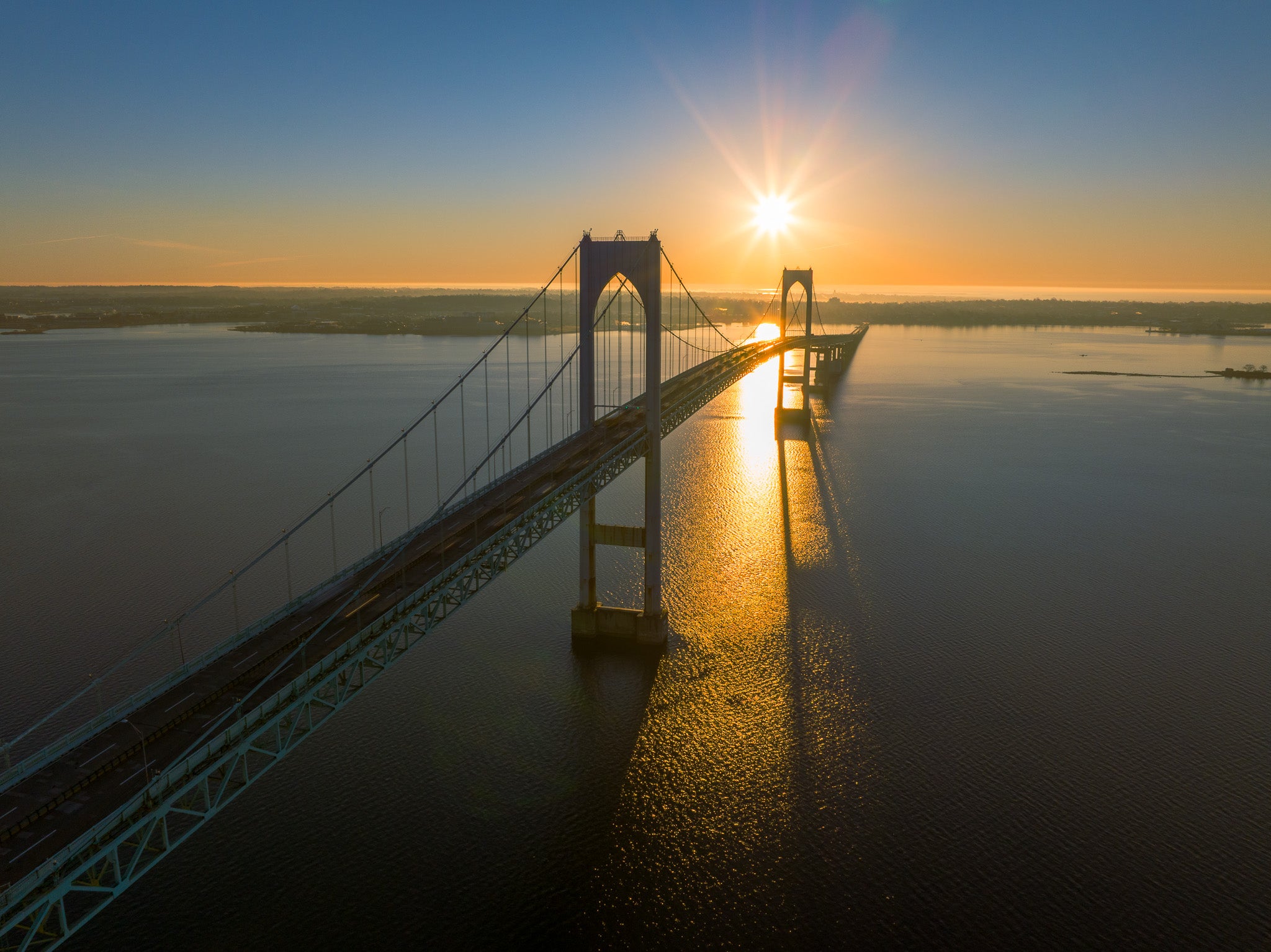 Newport Bridge Sunrise | Newport, RI