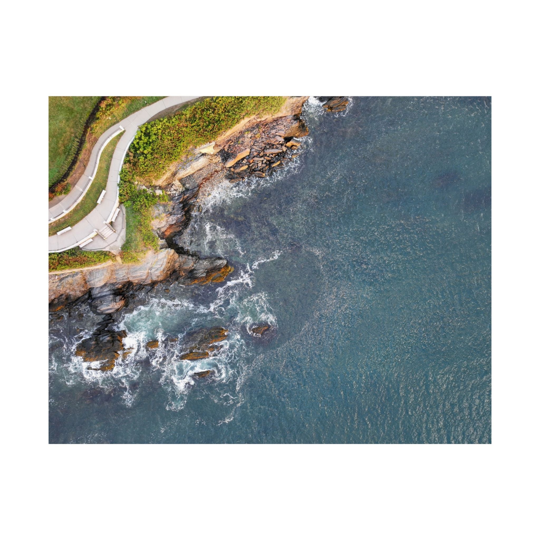 The Breakers Shoreline Print | Newport, RI