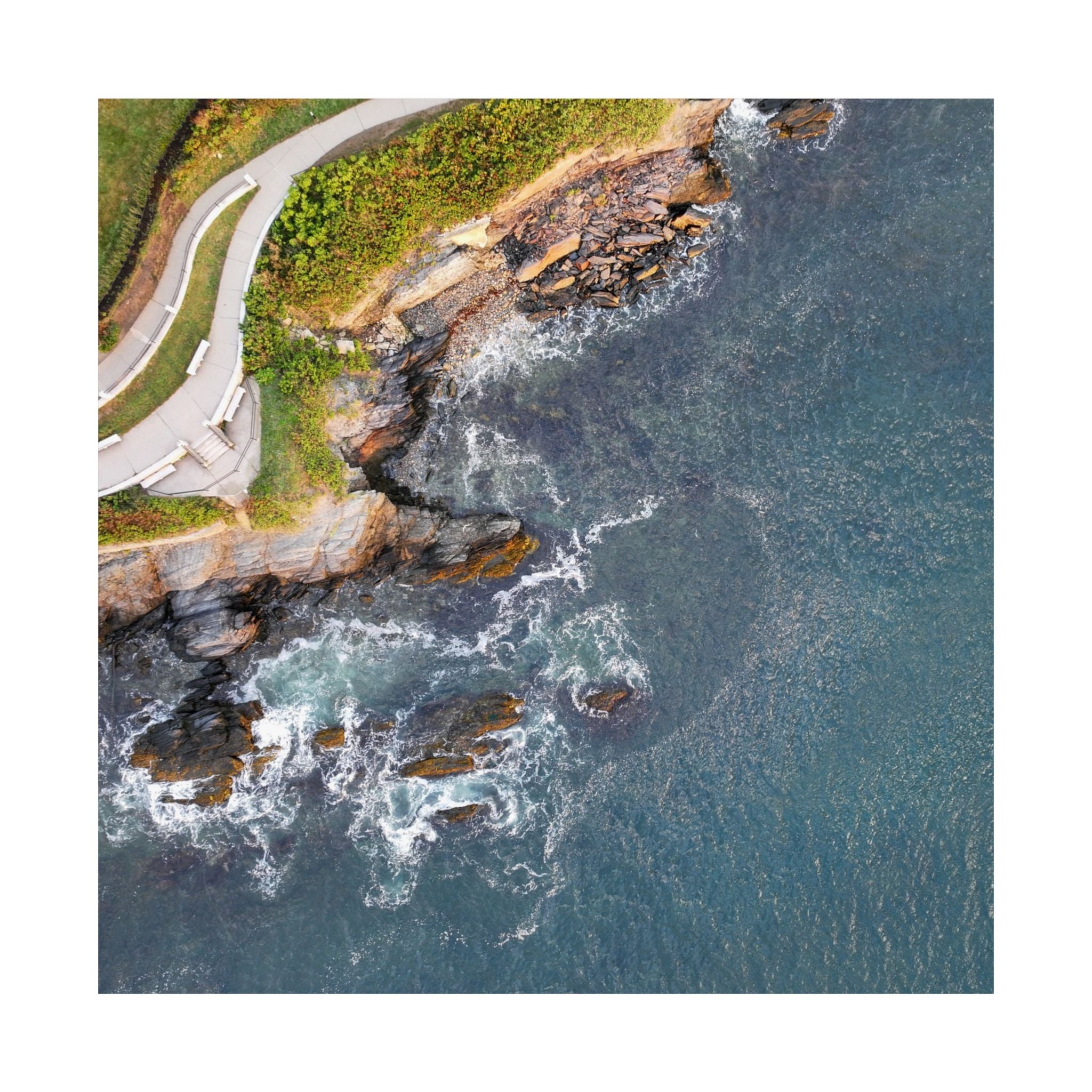 The Breakers Shoreline Print | Newport, RI