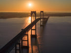 Newport Bridge Golden Sunrise | Newport, RI